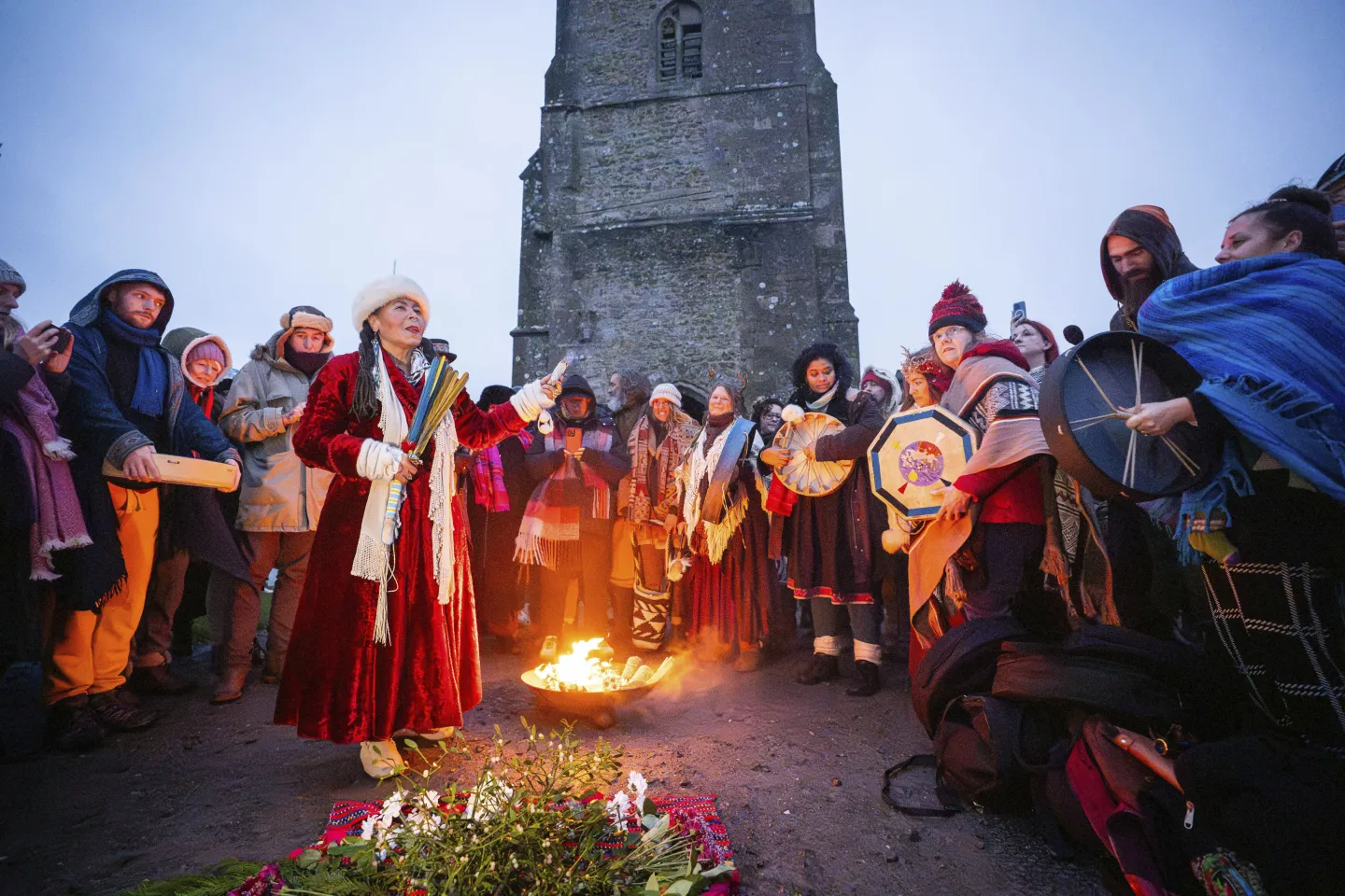 People Celebrate The Shortest Day