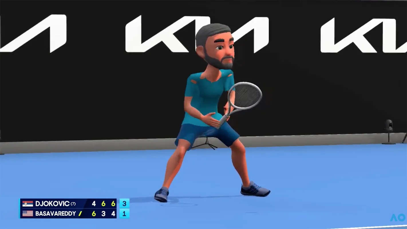 Animated Tennis at Australian Open