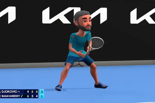 Animated Tennis at Australian Open