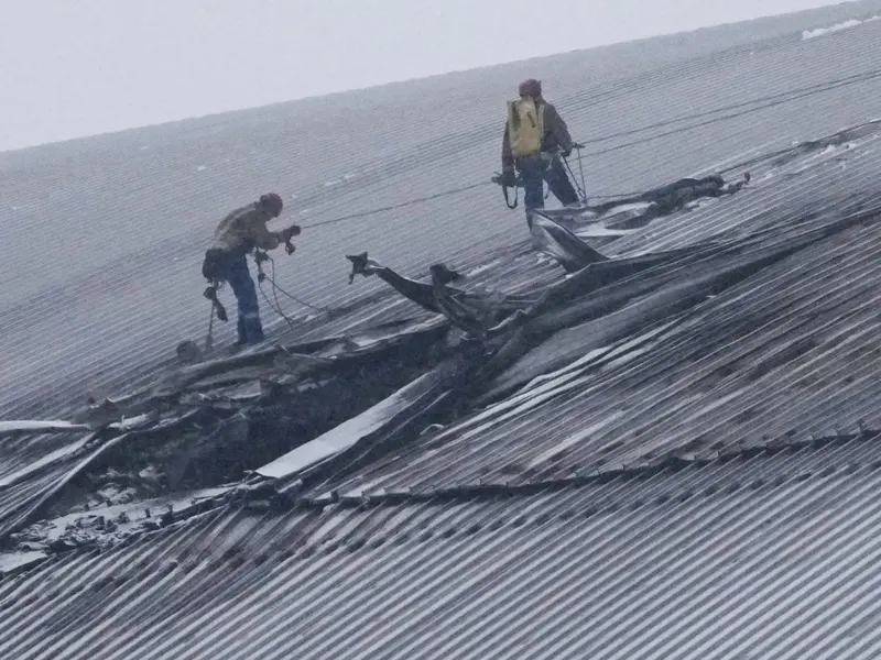 Drone Hits Chernobyl Shield