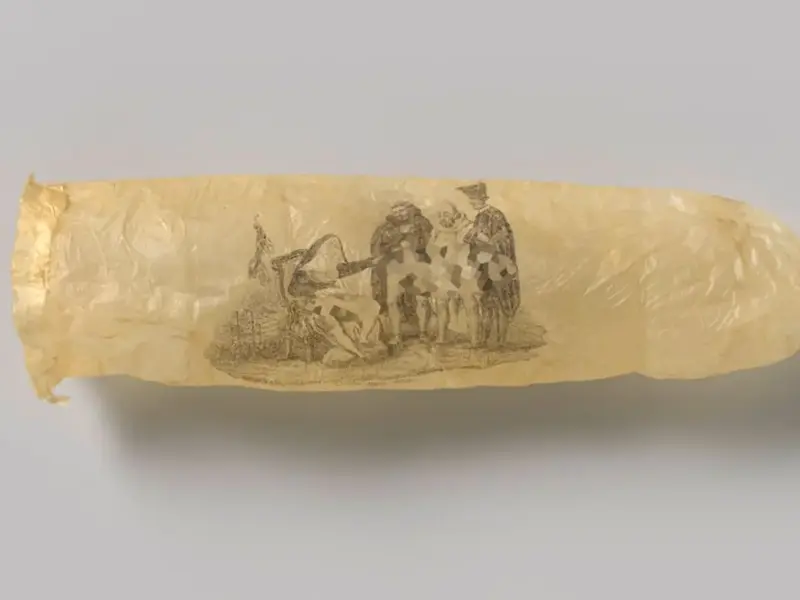 200-Year-Old Condom on Display