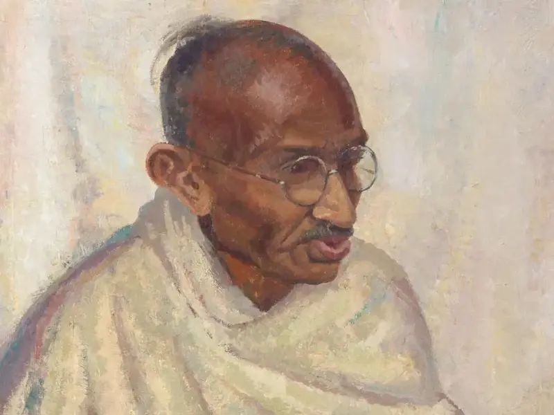 Gandhi's Rare Portrait Sold