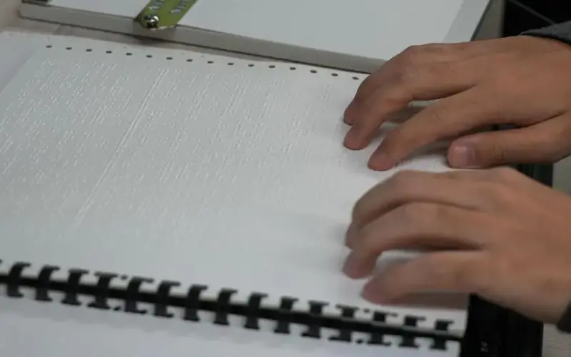 Long Test Day for Blind Students