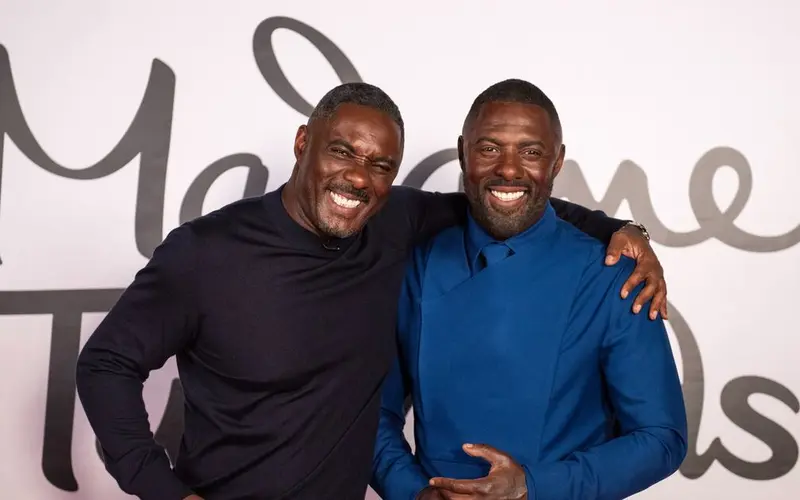 Idris Elba's Wax Figure Unlocks His Phone